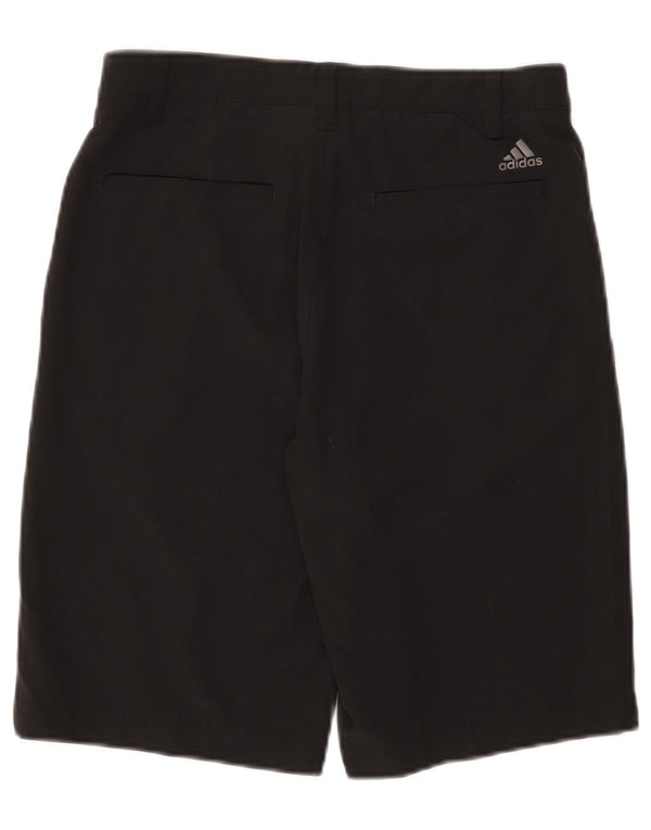 Мужские шорты чинос Adidas W28 маленькие черные из полиэстера