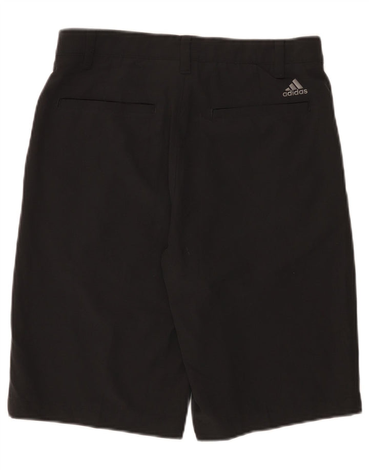 Мужские шорты чинос Adidas W28 маленькие черные из полиэстера