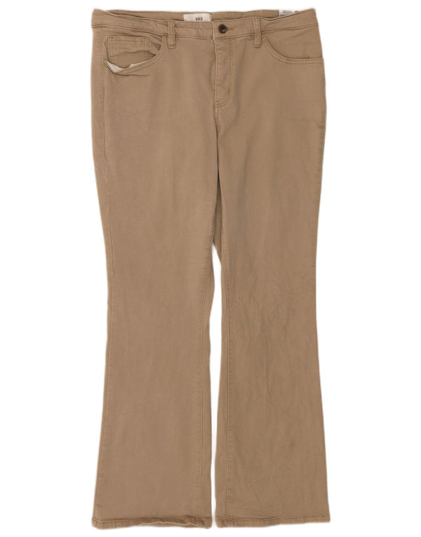 Женские повседневные брюки BKE Bootcut W33 L31, бежевый хлопок