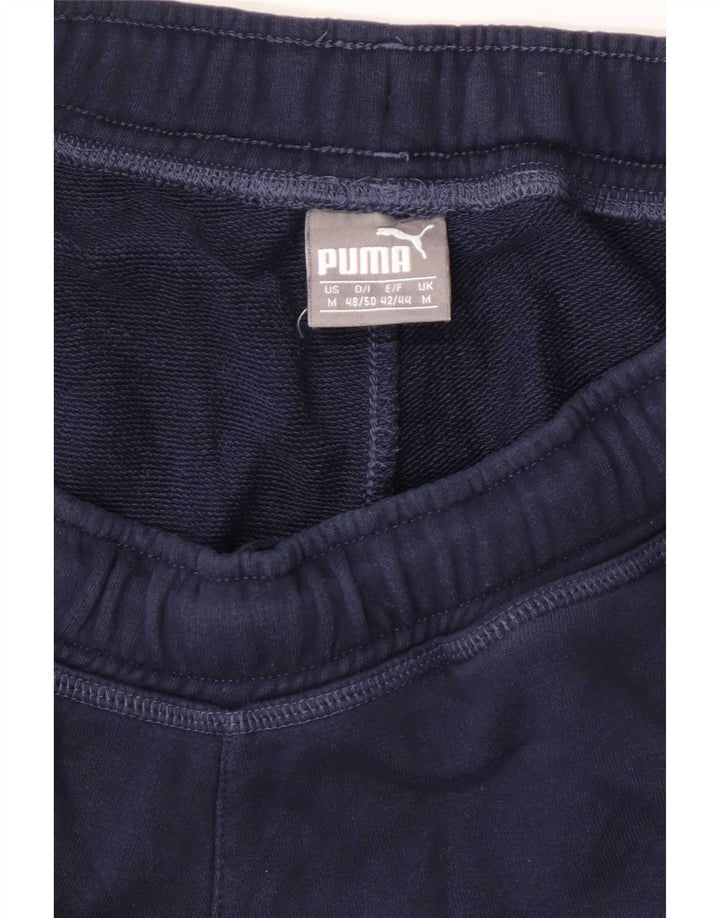Брюки мужские спортивные Puma средние темно-синие
