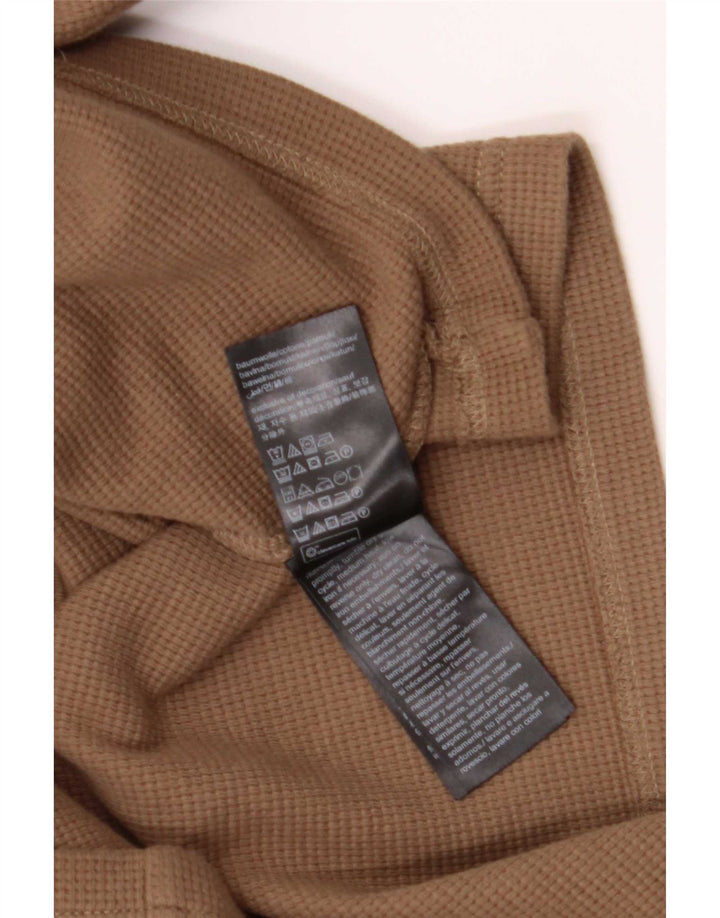Мужской топ Calvin Klein с длинным рукавом 2XL, коричневый хлопок