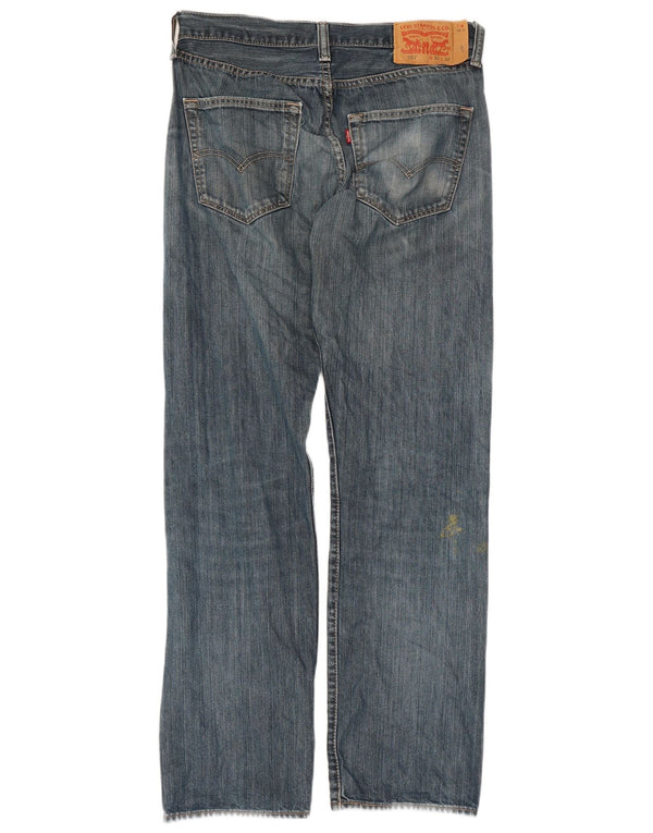 Мужские прямые джинсы Levi's 501 W31 L32 синие, хлопок