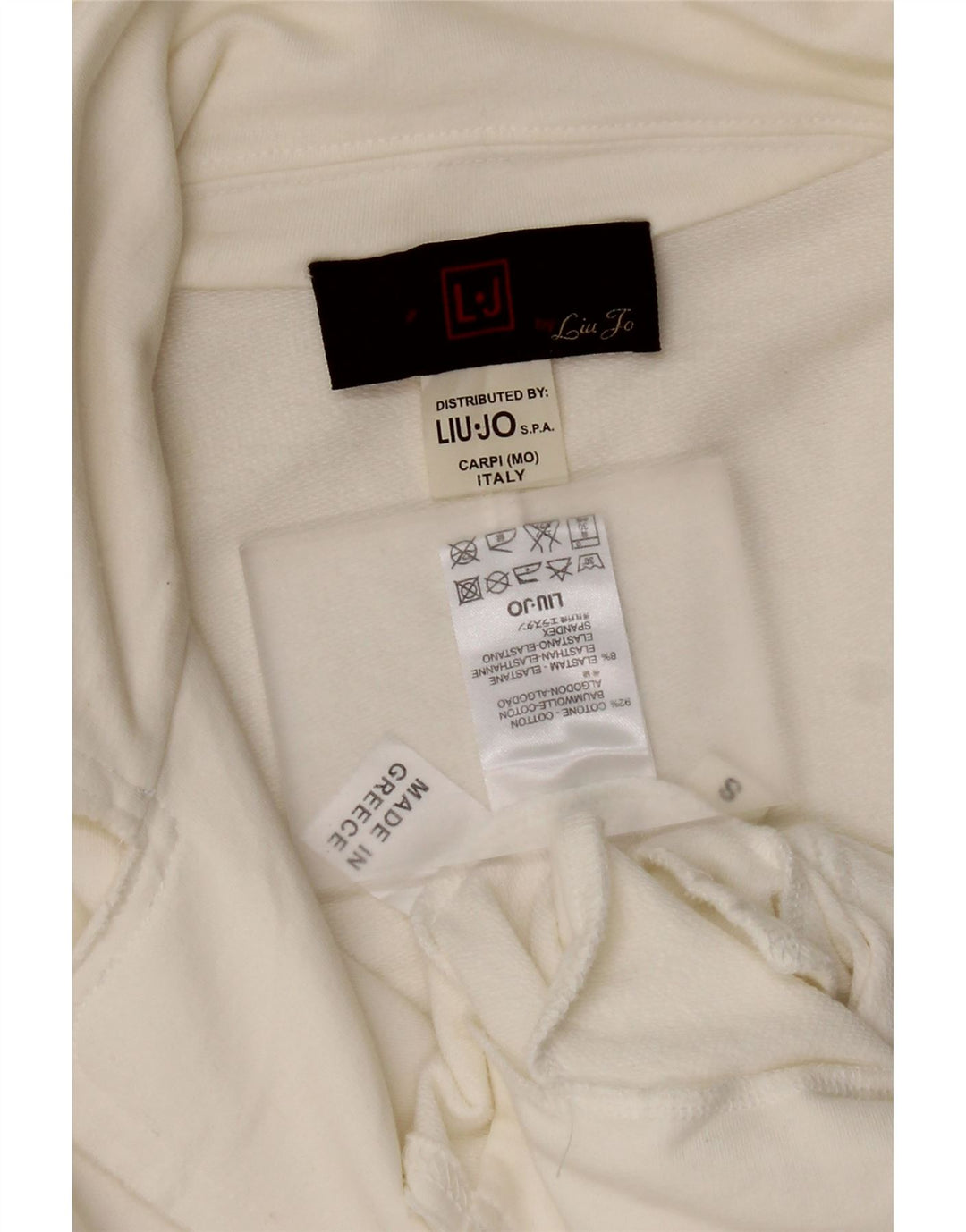 Женский пиджак Liu Jo на 3 пуговицах, Великобритания, 10 маленьких размеров, белый хлопок