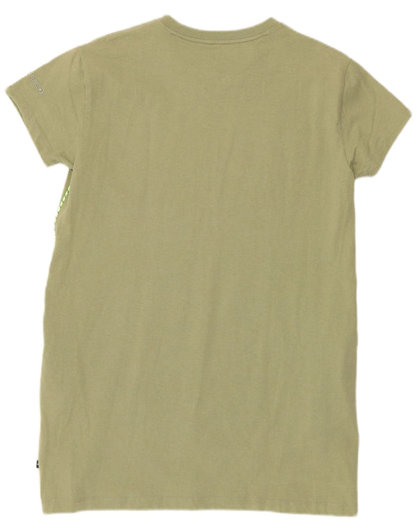 Женское платье-футболка Converse UK 14, средний цвет хаки, хлопок