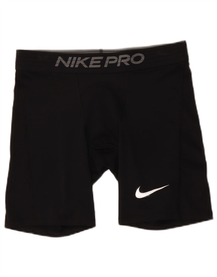 Мужские спортивные шорты с плотным рисунком Nike, большие черные полиэстер