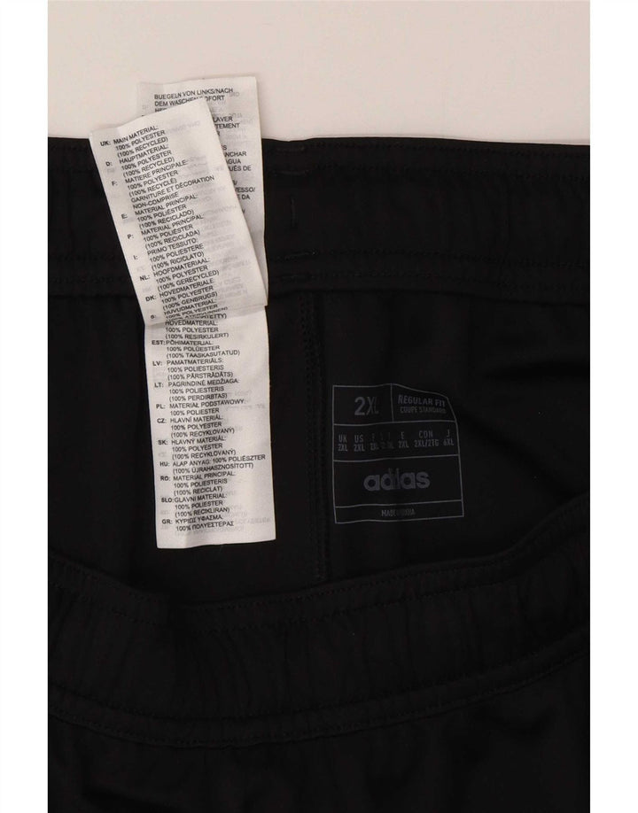Мужские спортивные шорты Adidas Regular Fit 2XL, черный полиэстер