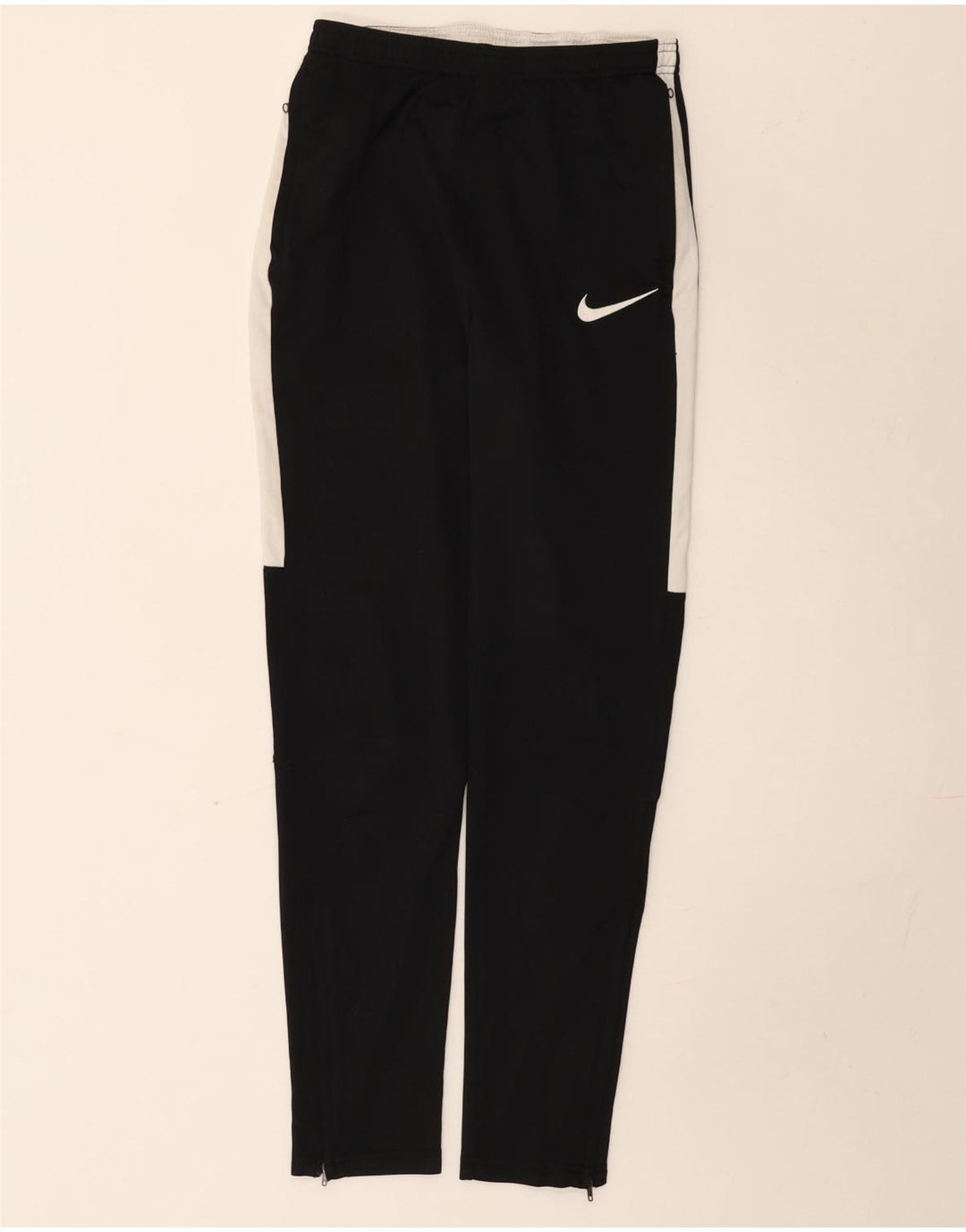 Мужские спортивные брюки Nike Dri Fit, маленькие черные полиэстер с цветными блоками