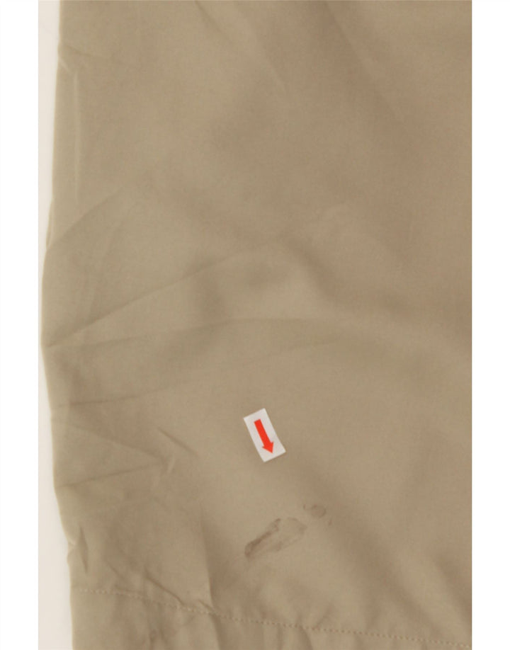VINTAGE Mens Pegged Chino Shorts W42 2XL Beige Polyester Vintage Vintage and Second-Hand Vintage from Messina Hembry 