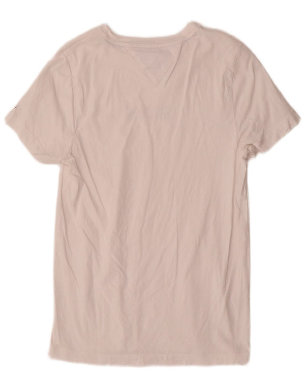 Женская футболка с рисунком Tommy Hilfiger Top UK 6 XS, белый хлопок