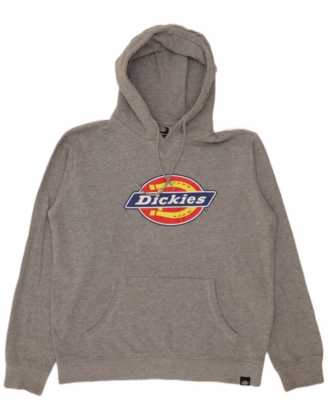 DICKIES Мужской джемпер с капюшоном с рисунком, большой серый, хлопок
