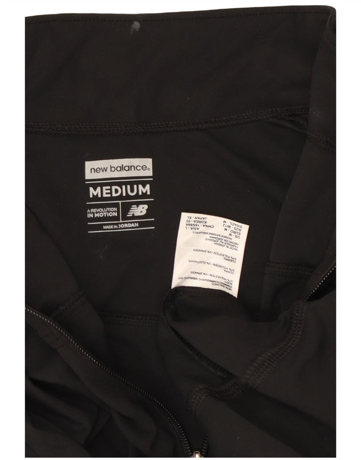 Женский спортивный костюм New Balance, верхняя куртка UK 12, средний черный полиэстер
