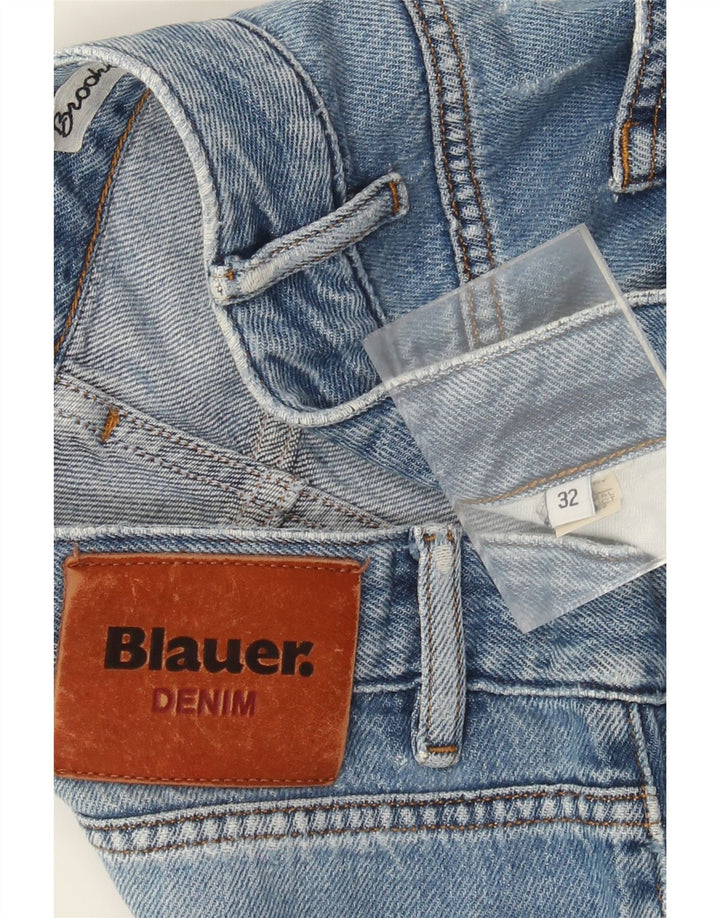 Мужские прямые джинсы Blauer W32 L27 синие