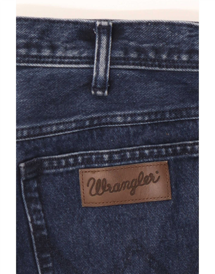 Мужские прямые джинсы Wrangler Texas W34 L30 темно-синие