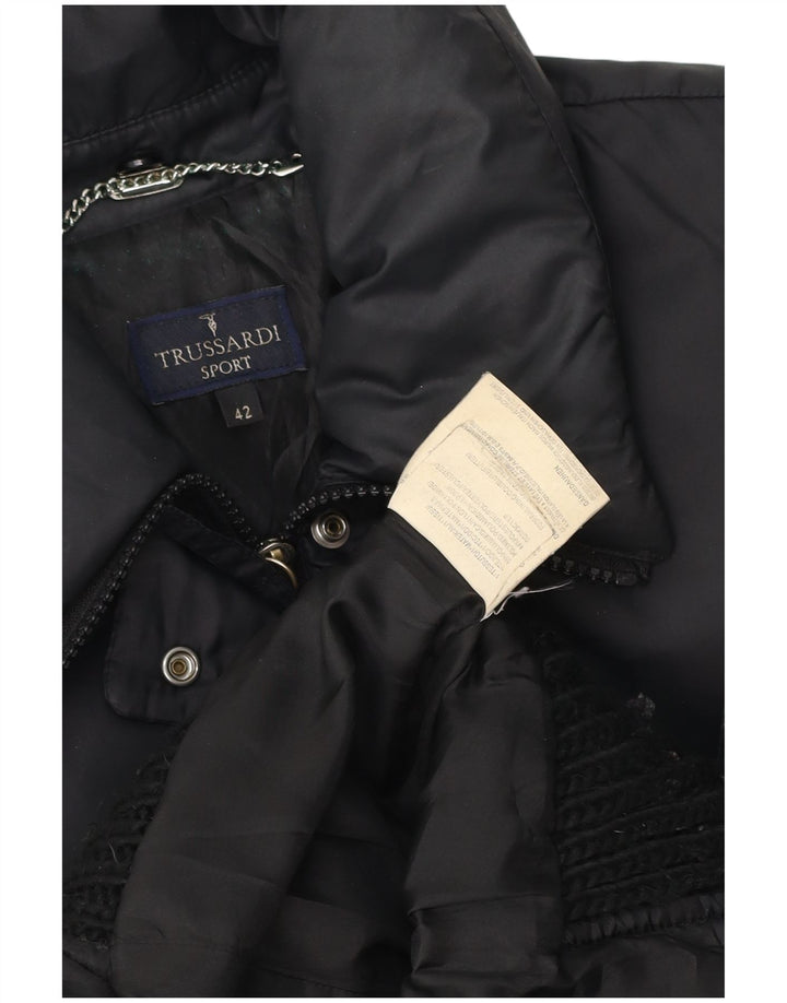 Женская утепленная куртка Trussardi IT 42 Medium Black Полиамид