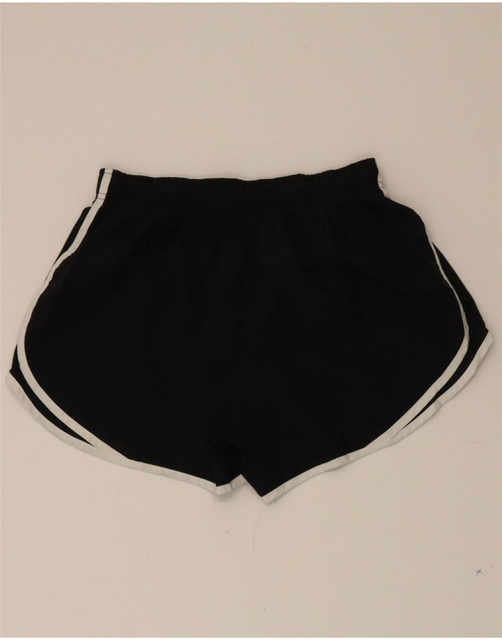 ADIDAS Womens Dri Fit Sport Shorts UK 14 Medium  Black Vintage Adidas and Second-Hand Adidas from Messina Hembry 