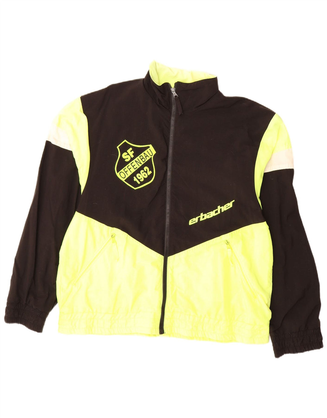 Мужская дождевик с графическим рисунком ERBACHER UK 40, большой черный полиамид с цветными блоками