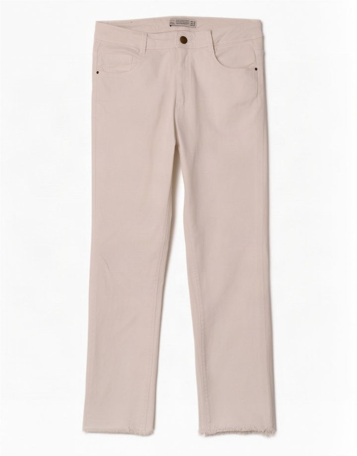 Женские укороченные джинсы Zara Trafaluc EU 40 Medium W30 L23 Белые
