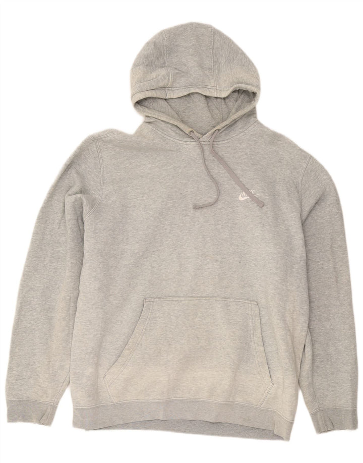 Мужской джемпер с капюшоном Nike XL, серый хлопок
