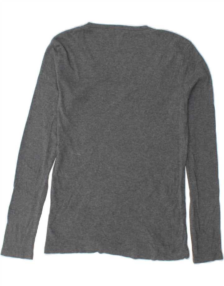 EDDIE BAUER Womens Top Long Sleeve UK 10 Small Grey Vintage Eddie Bauer and Second-Hand Eddie Bauer from Messina Hembry 