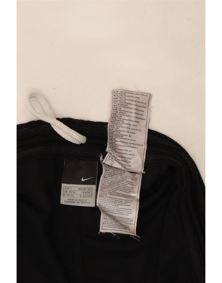 Мужские спортивные шорты Nike, большие черные, полиэстер