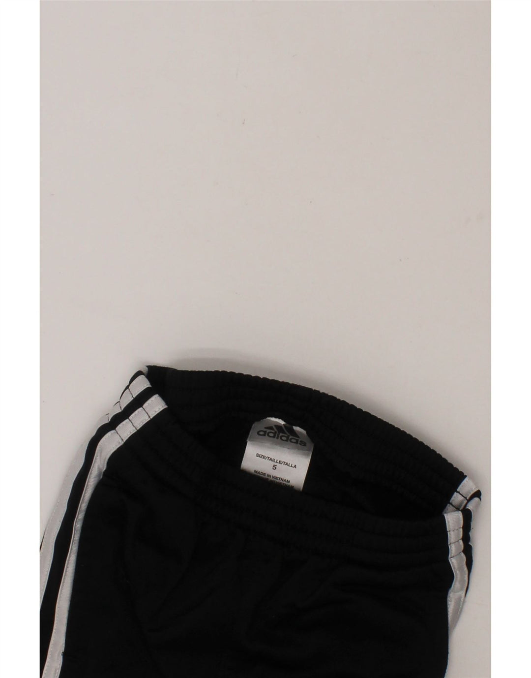 ADIDAS Boys Tracksuit Trousers 4-5 Years  Black Polyester Vintage Adidas and Second-Hand Adidas from Messina Hembry 