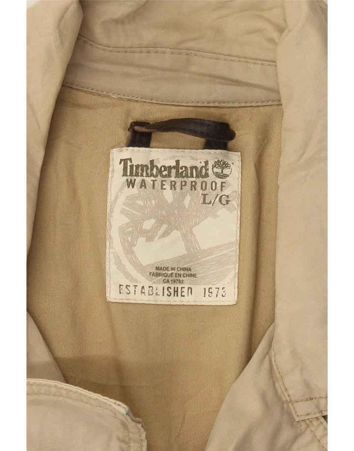 Мужское бушлат Timberland UK 40, большой, бежевый