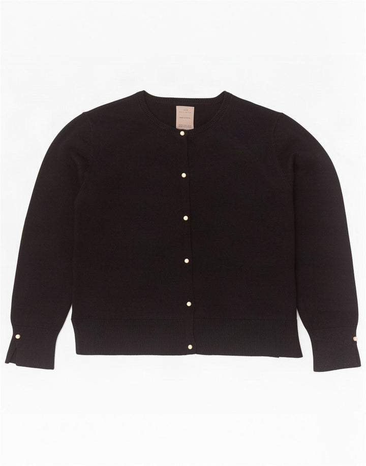 Свитер-кардиган Zara для девочек 9-10 лет, черный