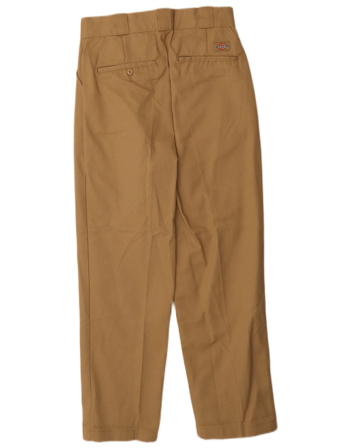 Мужские зауженные брюки-чиносы Dickies W29 L29 бежевого цвета из полиэстера