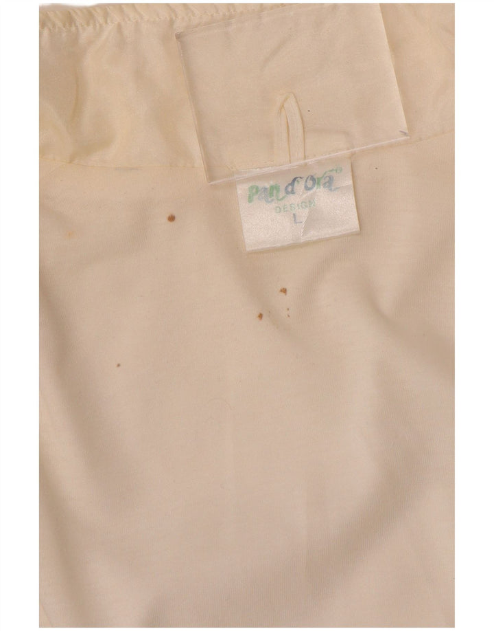 Мужской спортивный костюм Pandora, верхняя куртка, большой белый полиамид с цветными блоками