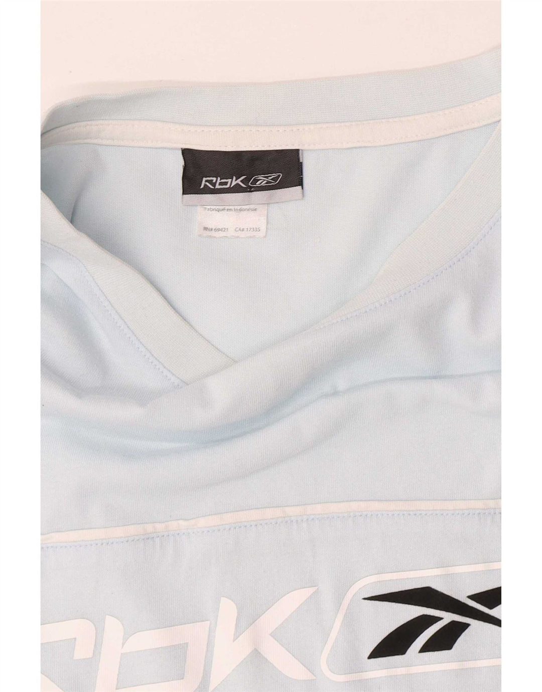 Мужская футболка с рисунком Reebok, 2XL, синяя, хлопок