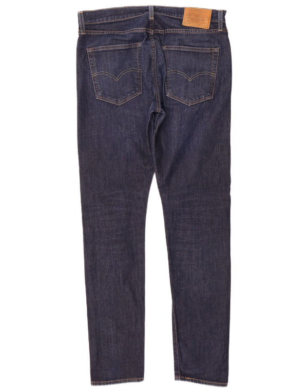 Мужские зауженные зауженные джинсы Levi's 512 W34 L34 Темно-синие, хлопок