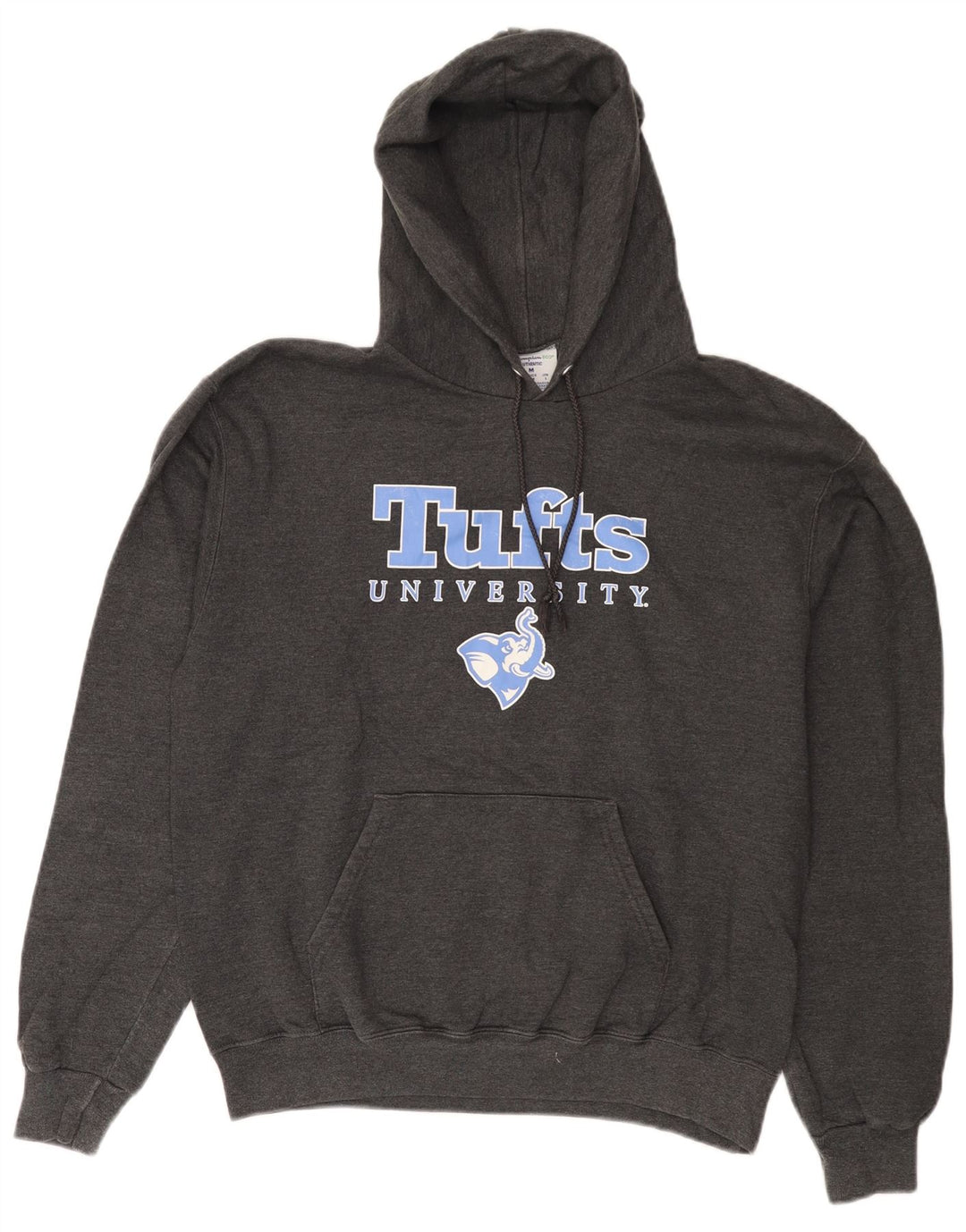 Мужской джемпер с капюшоном Champion Tufts University с рисунком, средний серый