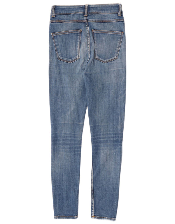 Женские джинсы скинни Zara EU 36 XS W26 L27, синий хлопок