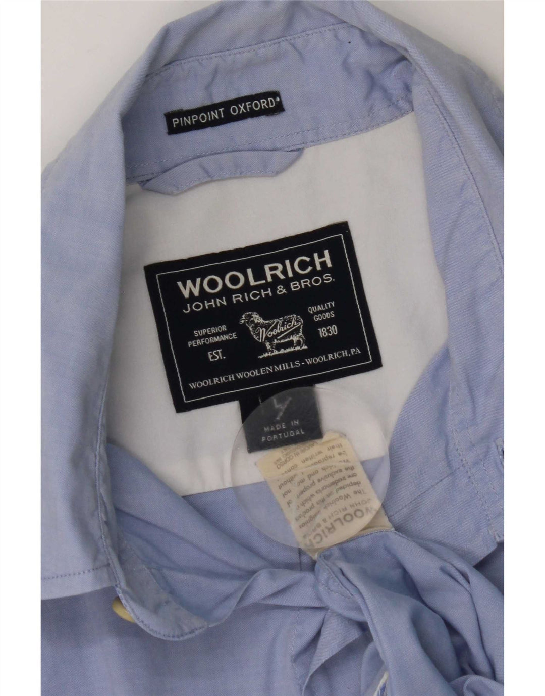 Мужская рубашка Woolrich, большая синяя
