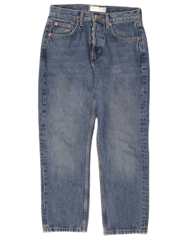 Женские зауженные джинсы Topshop Editor UK 8 W26 L28 Синий хлопок