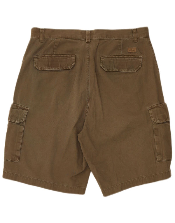 Мужские шорты-карго Dockers W32, хлопковые, среднего коричневого цвета