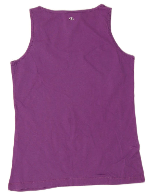 Женский жилет с графическим рисунком Champion Heritage Fit Top UK 12, средний фиолетовый