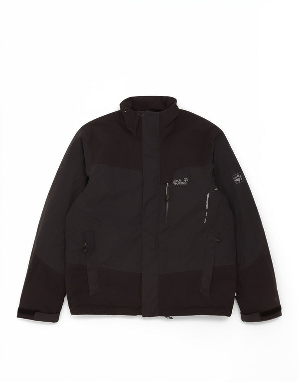 Мужская ветровка с капюшоном Jack Wolfskin UK 34 XS, черная спортивная