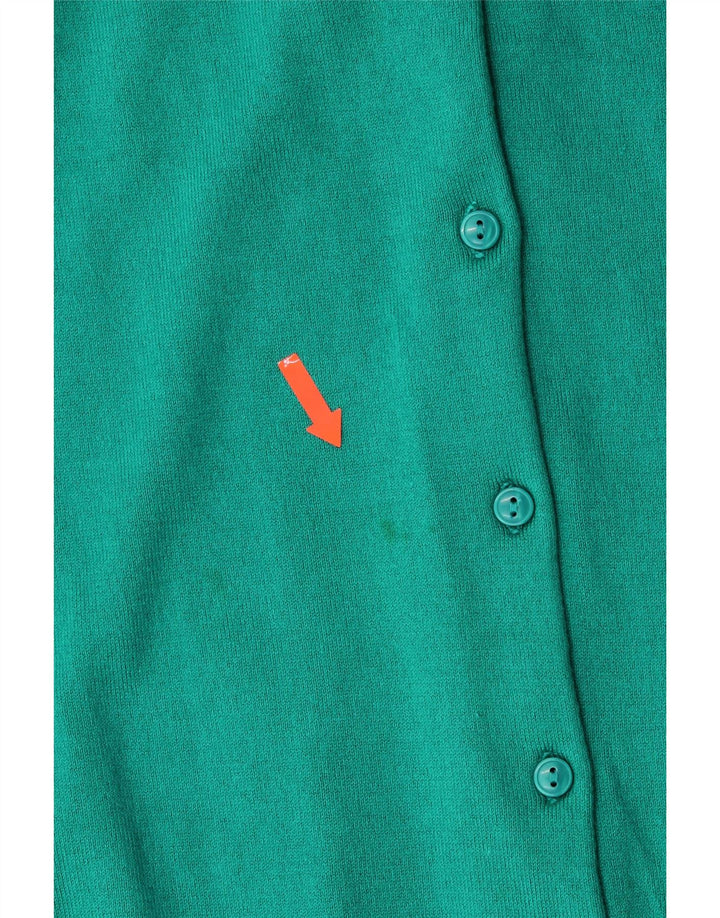 Женский кардиган L.L.BEAN, свитер UK 18 XL, бирюзовый хлопок