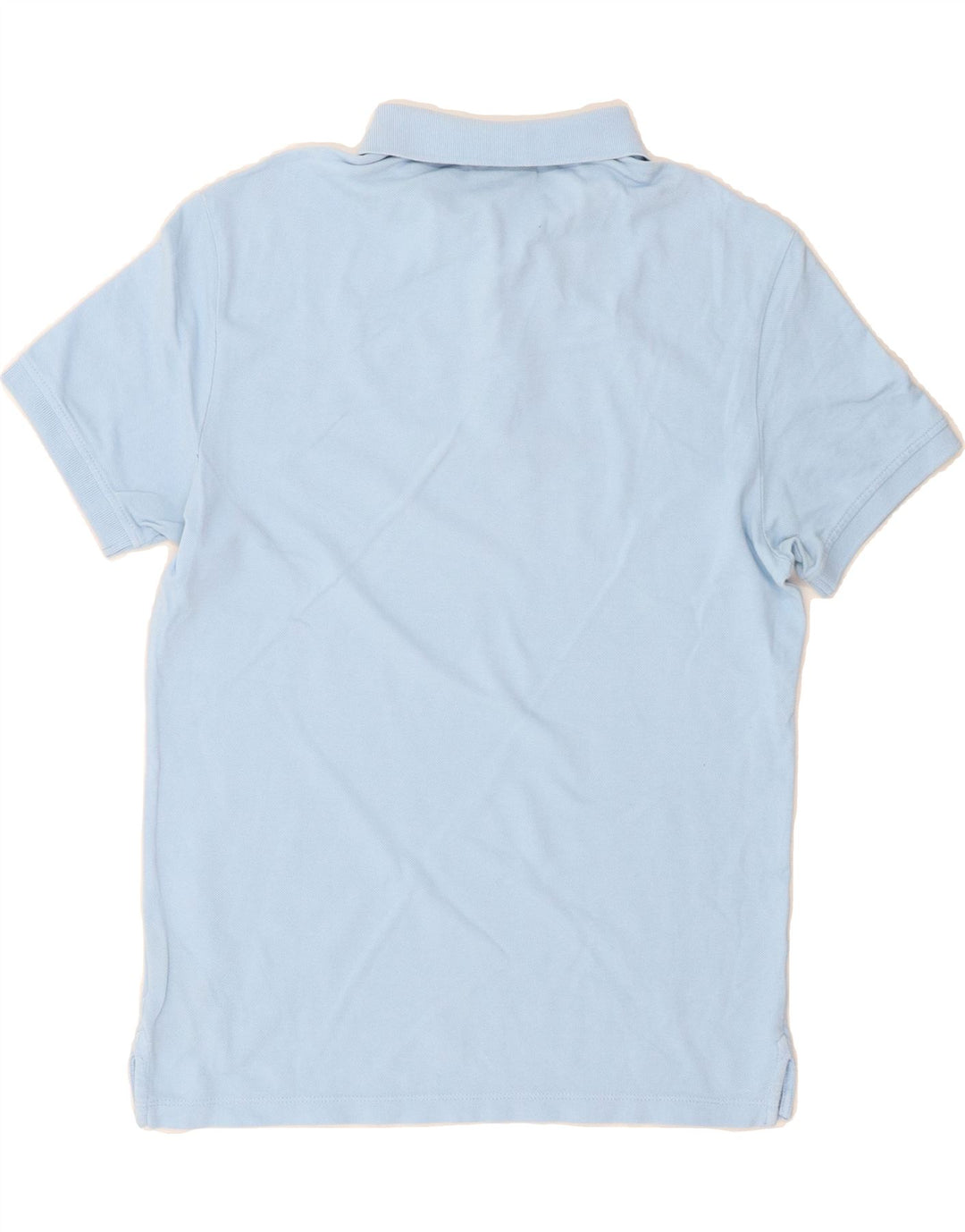 ARMANI Mens Polo Shirt Small Blue Cotton Vintage Armani and Second-Hand Armani from Messina Hembry 