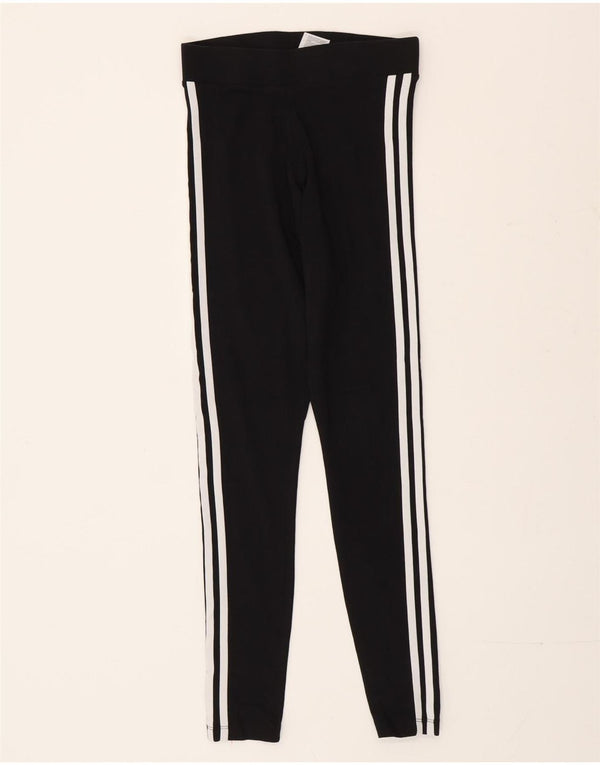 Женские леггинсы Adidas UK 4/6 XS, черный хлопок