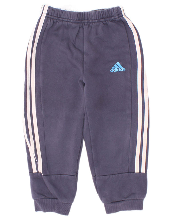 Спортивные брюки Adidas для мальчиков 2-3 года, темно-синие, хлопок