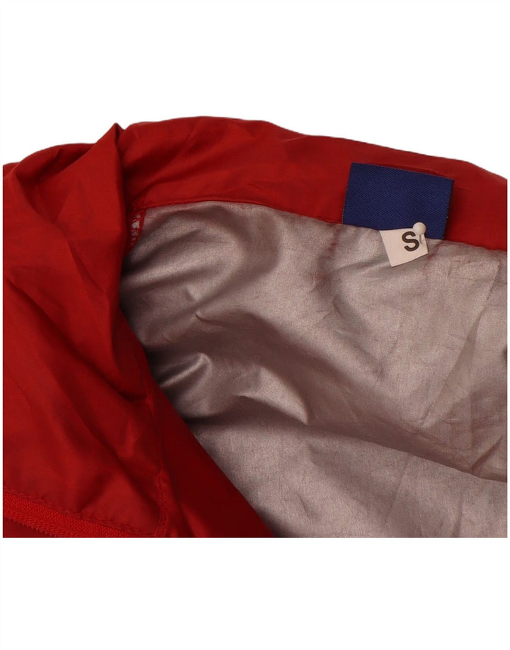 Мужская дождевик ASICS UK 36, маленькая красная полиэстер