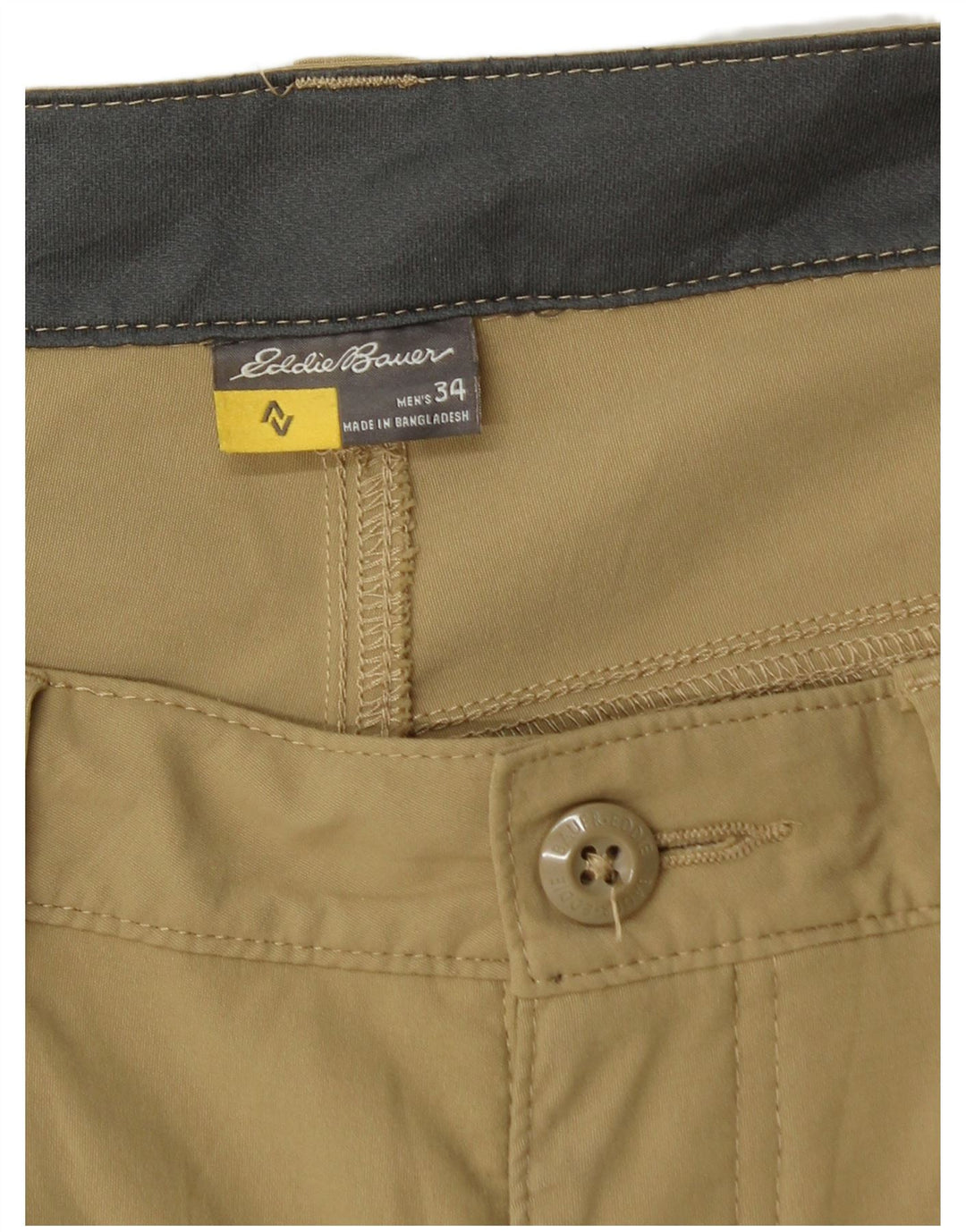 Мужские шорты-карго Eddie Bauer W34, большие, цвета хаки, нейлон