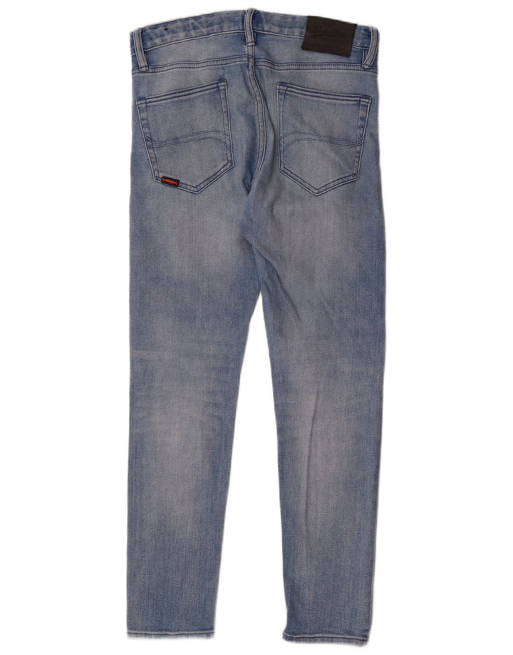 Мужские узкие джинсы Superdry W30 L30, синий хлопок