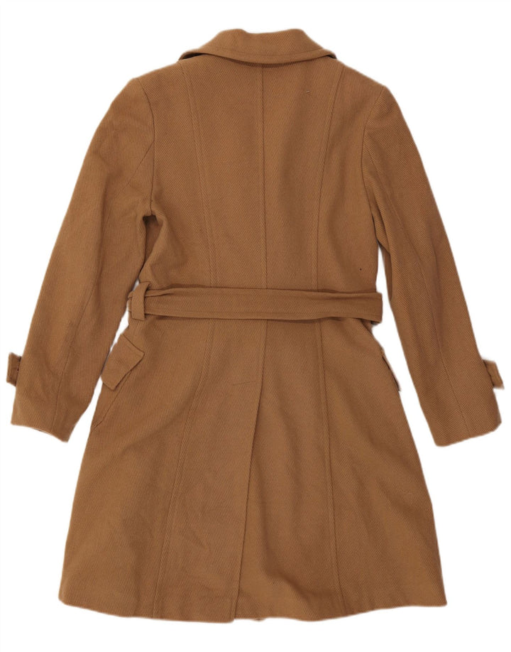 Женское двубортное пальто Onyx IT 44 Medium Brown Wool