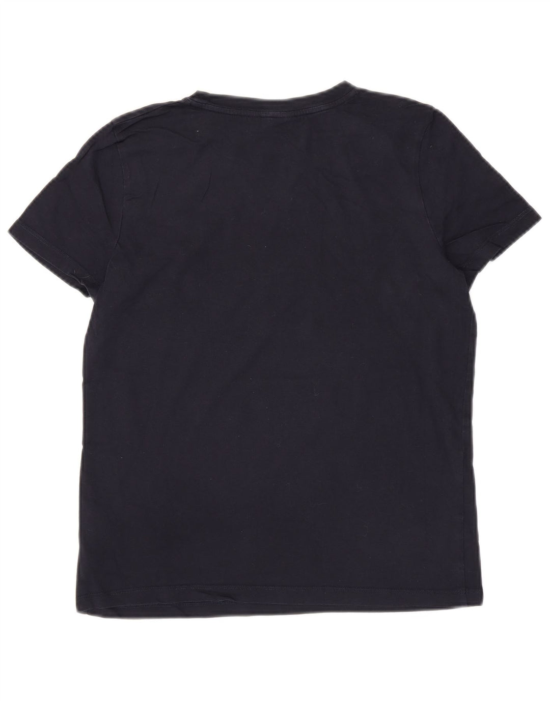 TOMMY HILFIGER Женская футболка с рисунком Top UK 12 Medium Navy Blue Хлопок