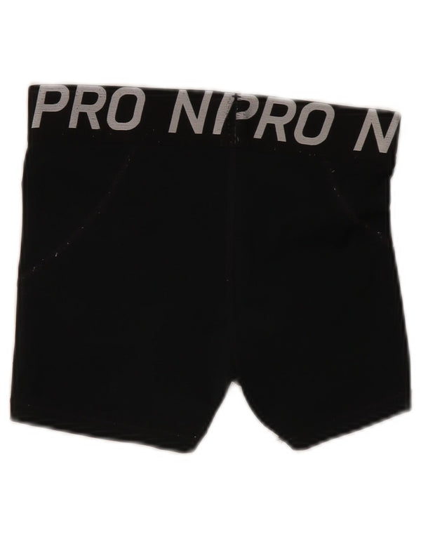 Женские спортивные шорты Nike Dri Fit с графическим рисунком UK 12, средние черные