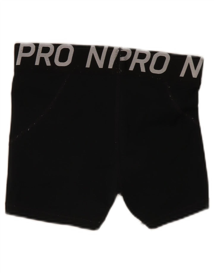 Женские спортивные шорты Nike Dri Fit с графическим рисунком UK 12, средние черные