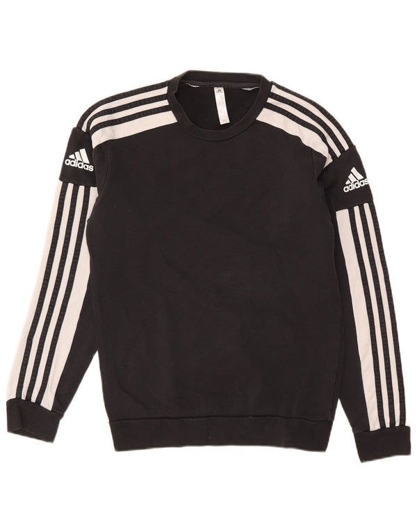 Мужской свитшот Adidas Jumper XS, черный, хлопок с цветными блоками